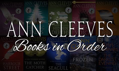 do you need to read ann cleeves books in order?