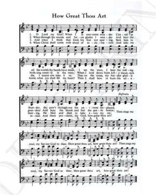 How Great Thou Art Sheet Music: A Multi-Layered Exploration